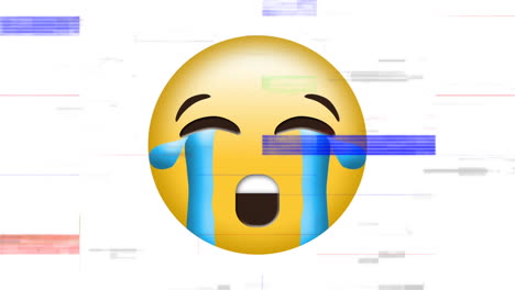 emoji de la cara llorando en voz alta
