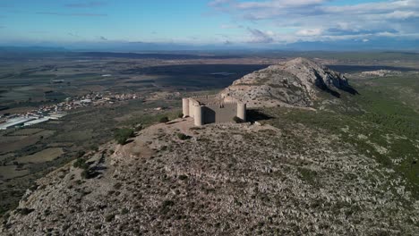 Montgr&iacute; Castle located in Torroella de Montgr&iacute; region of Baix Empord&agrave; on the Costa Brava province of Girona