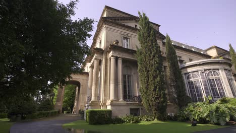 gimbal shoot of palacio sans souci, or sans souci palace, in buenos aires argentina in 4k