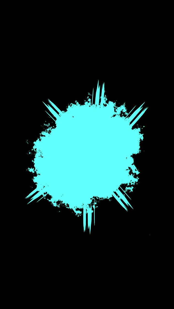 Abstrakt Cyan Farveudbrud Overgangseffekt