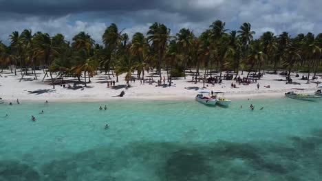 amazing aerial drone image of the sea beach