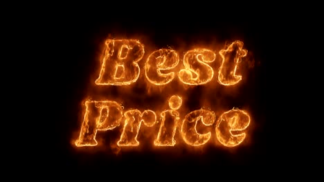 best price word hot animated burning realistic fire flame loop.