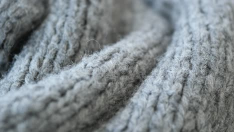 close-up of knitted fabric