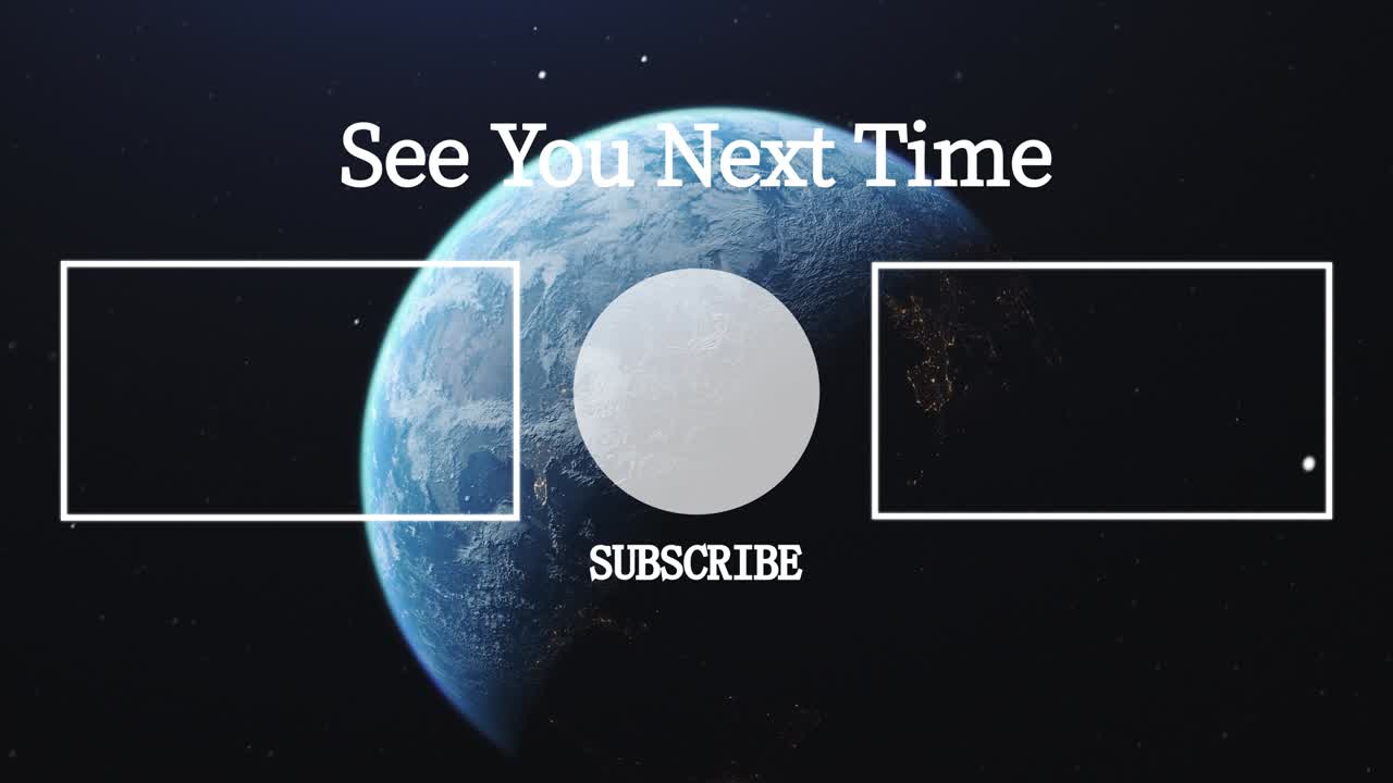 3dcg 엔드 카드 엔딩 스크린 모션 그래픽