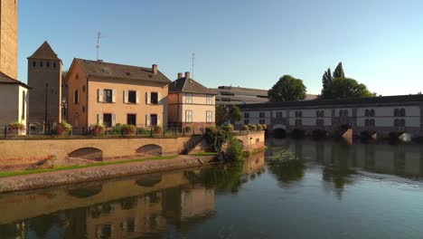 ponts couverts de strasbourg bridge in la petite france