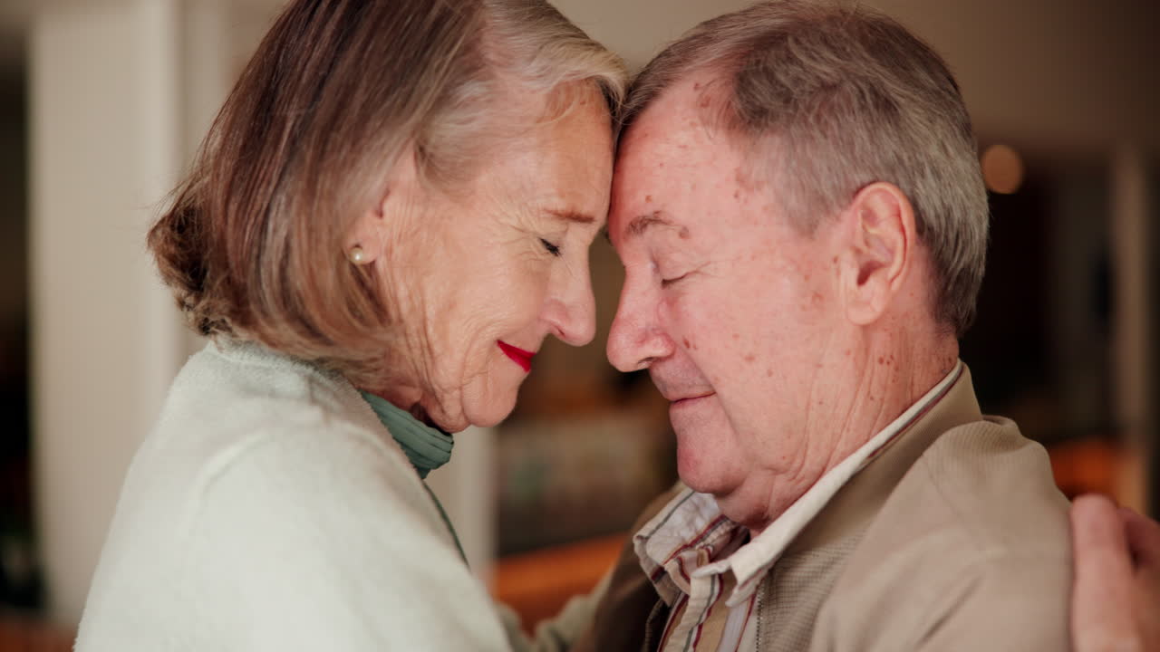 사랑스러운 노인 부부