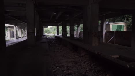 lost ruin near vienna city.