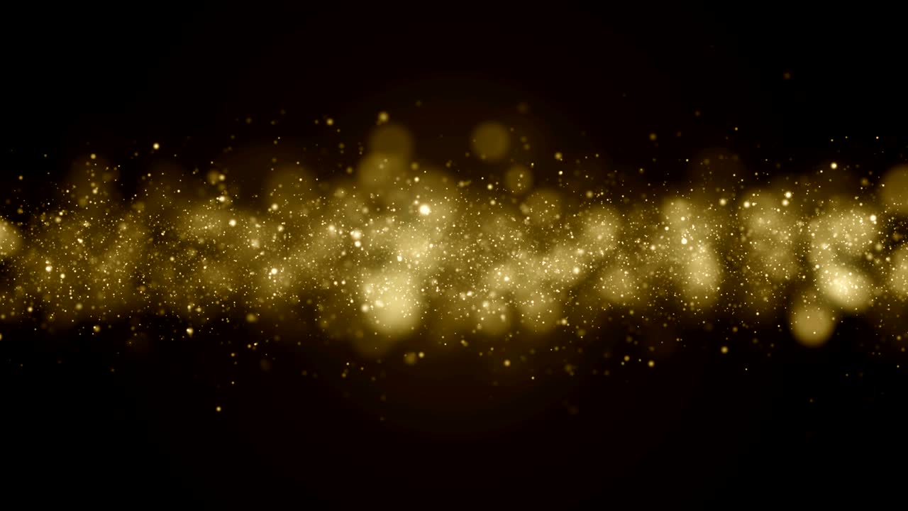 입자 금 반이는 보케상 먼지 추상적인 배경 루프
