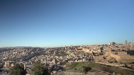 monte de los olivos vista paisaje de jerusalén israel