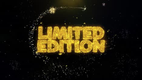 limited edition fireworks graphic design