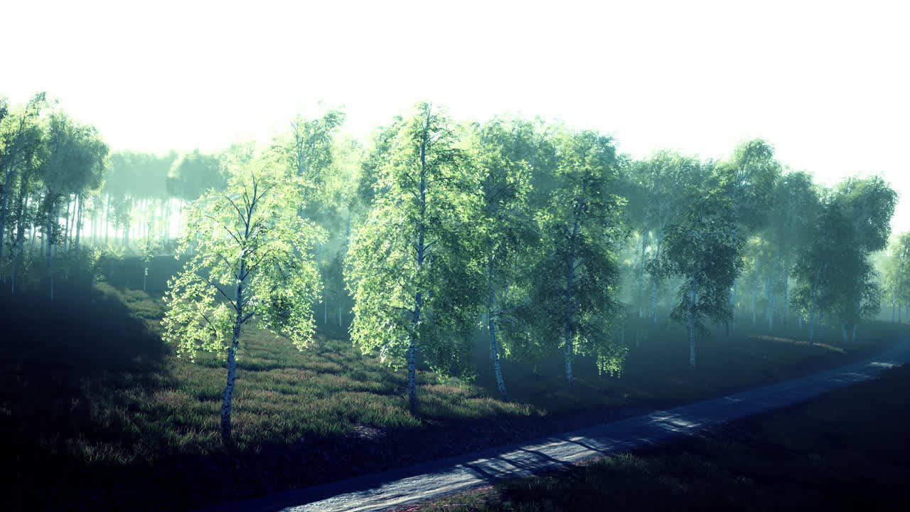 여름 숲을 가로질러  ⁇ 은 길