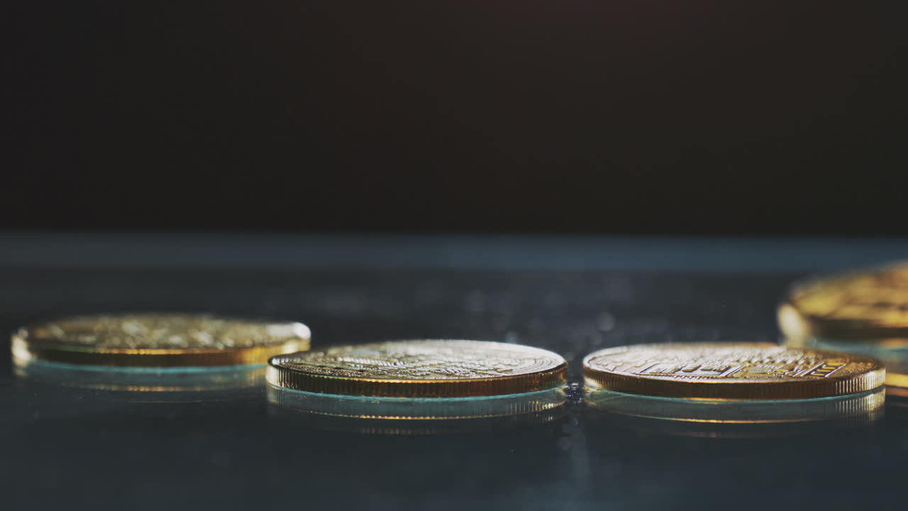 las monedas de bitcoin