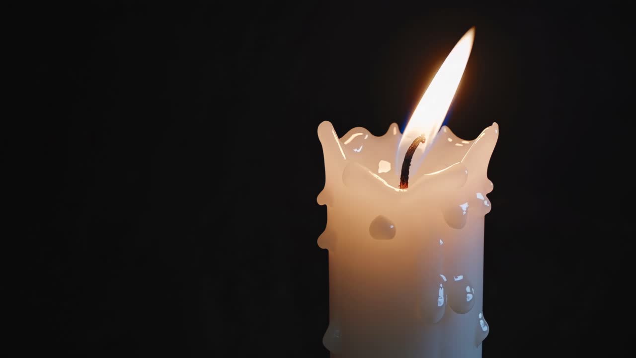 Hořící svíčka