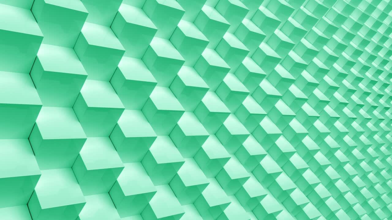 4K Abstract Looped Cubic Background