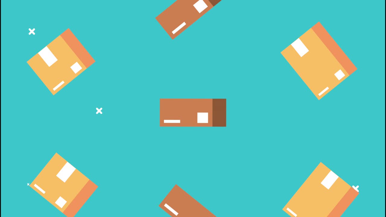 상자 패턴을 가진 배달 물류 서비스