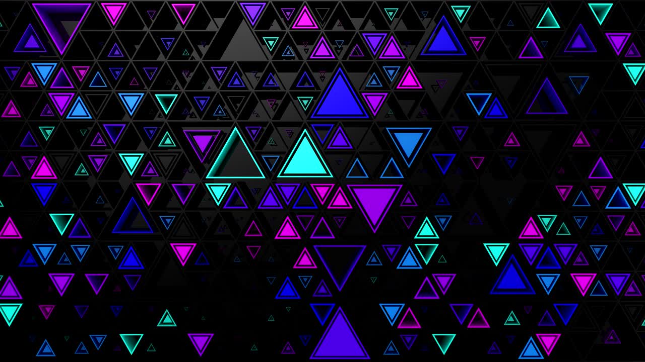 el fondo de los triángulos