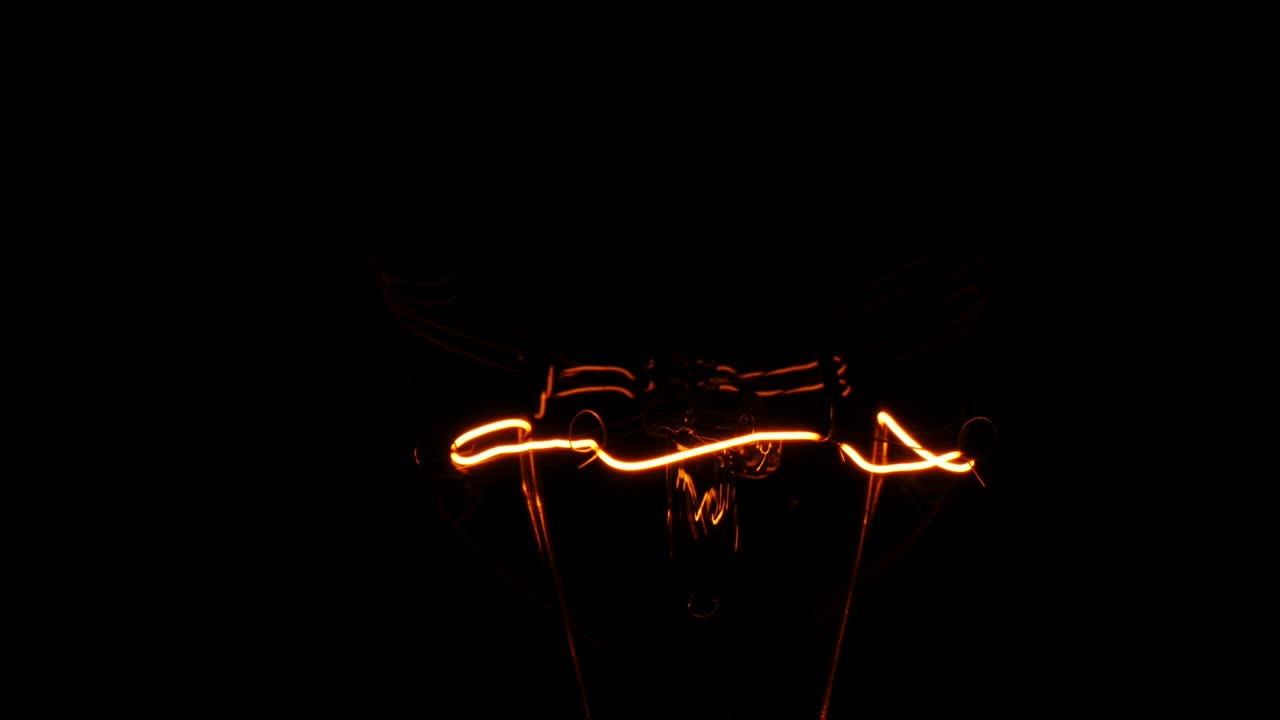 apagado del hilo incandescente a la luz