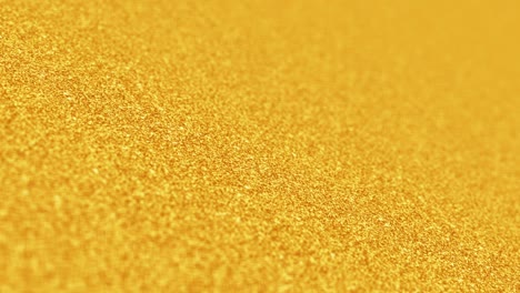 golden glimmered seamless loop abstract motion background. 4k 3d rendering abstract glitter lights with shallow dept of field bokeh pattern textured looping animation background.