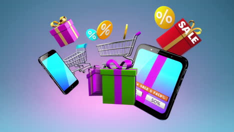 venta de compras en línea