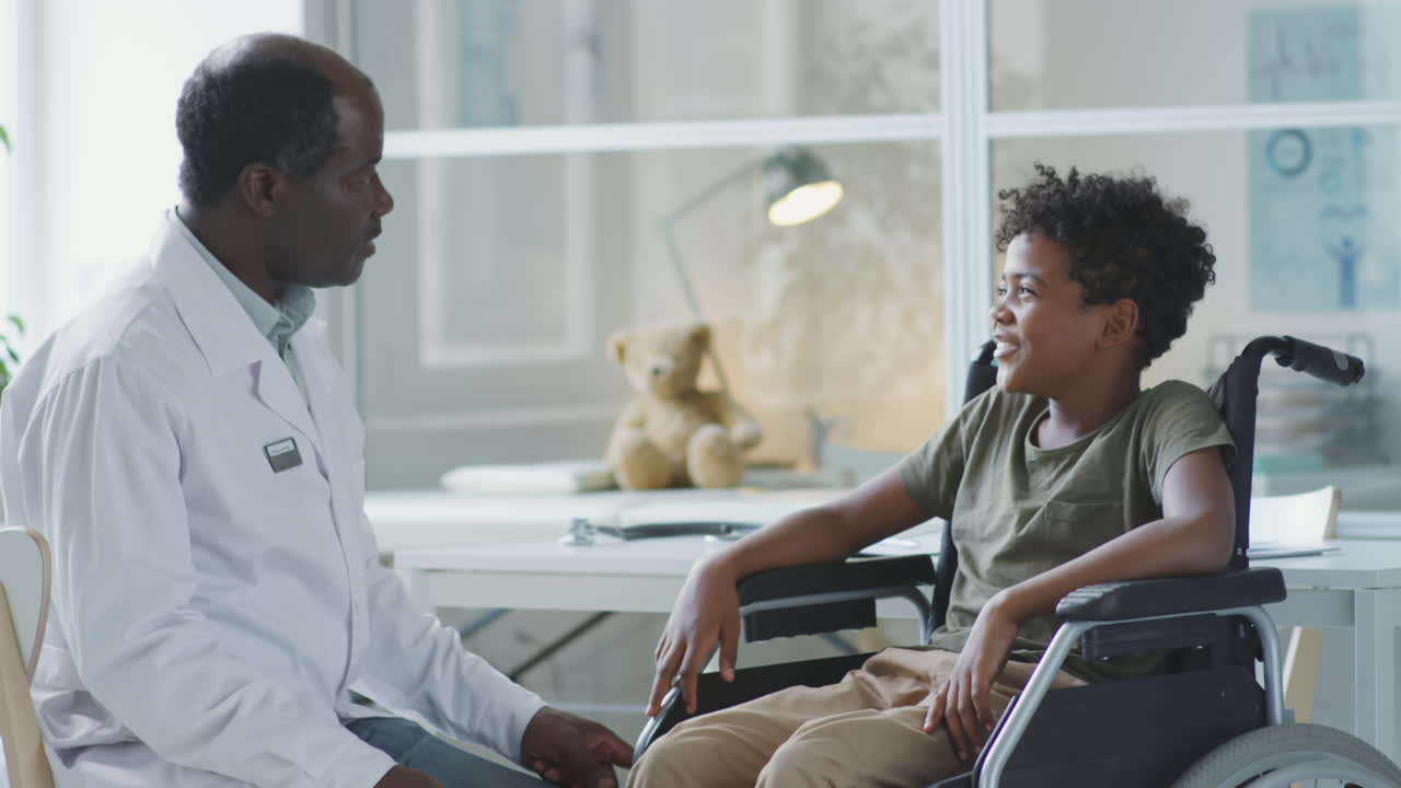Doctor and patient in clinic