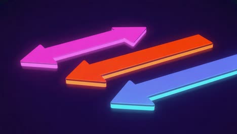 neon arrows