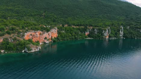 Aerial-shot-of-Macedonia-coast