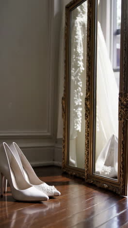 elegant wedding preparation