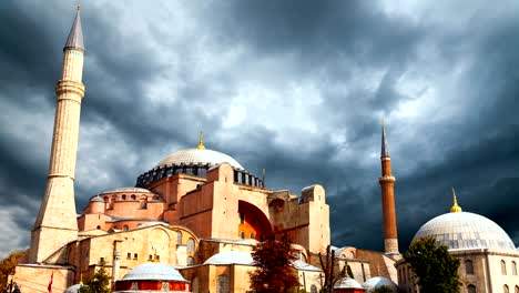 hagia sophia in istanbul. the world famous monument of byzantine architecture.