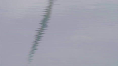 Wind power station reflection in water