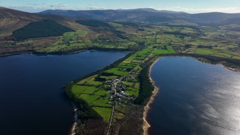 blessington lakes, wicklow, ireland, march 2022