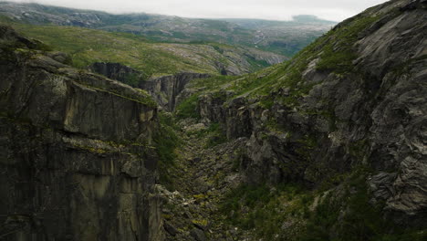 canyon of rock forming captivating and immersive environment