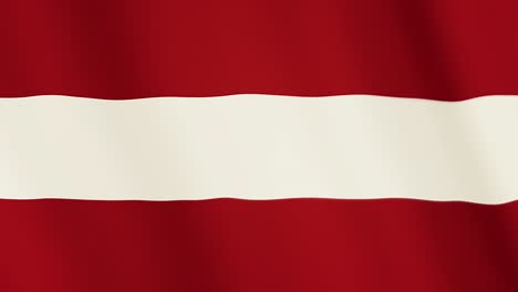animación ondeando la bandera de austria. pantalla completa. símbolo del país