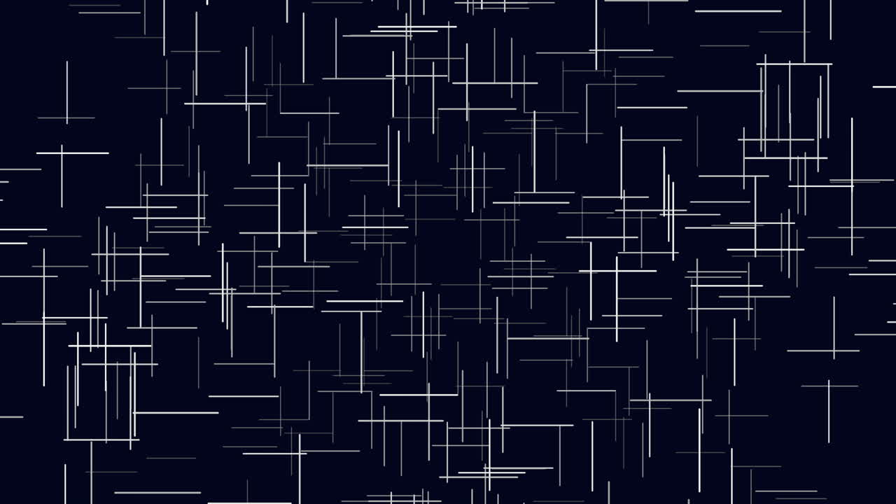 Monochrome grid pattern with intersecting lines of white dots creates a dynamic and visually striking geometric design in this image