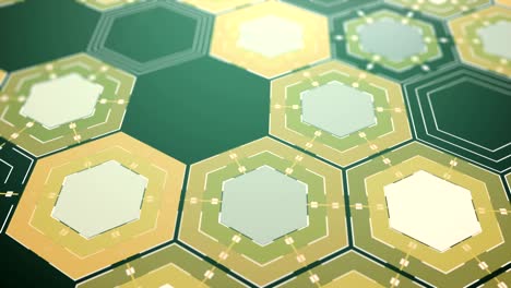 digital hexagons background