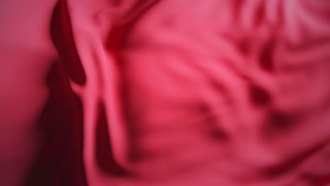 superficie de tela de onda roja. fondo suave abstracto. bucle sin costuras renderizado en 3d