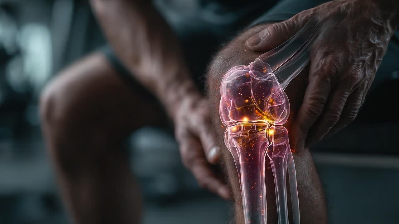 Anatomical Visualization of the Human Knee Joint Highlighting Potential Injury and Recovery Through Dynamic Motion Analysis in a Fitness Environment