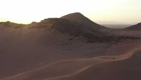 Desierto-Cerca-De-Zagora-En-Marruecos.-Vista-Aérea-De-Drones
