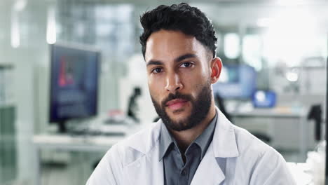 portrait of a scientist in a laboratory