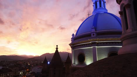 cathedral of the immaculate conception in cuenca, ecuador