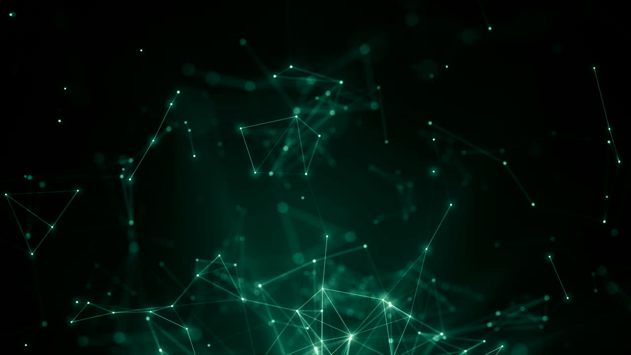 Plexus abstract network titles technology science background loop