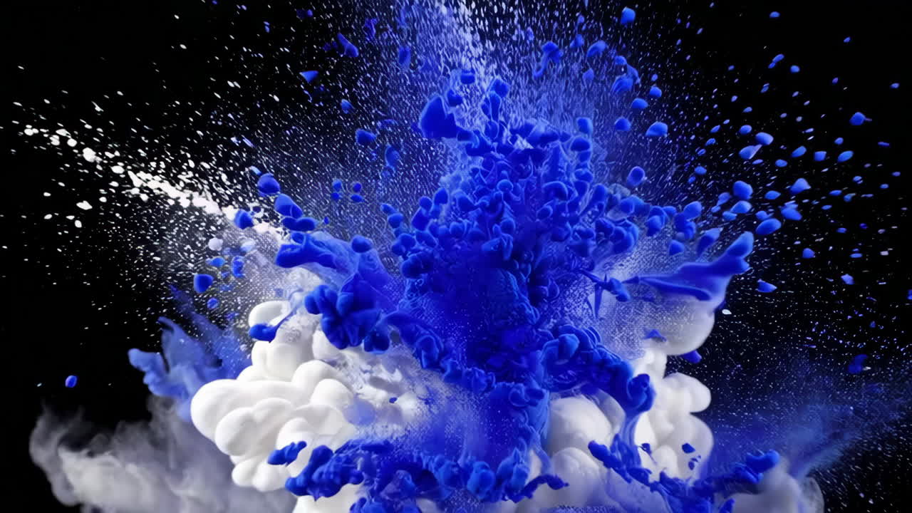 explosión de tinta abstracta