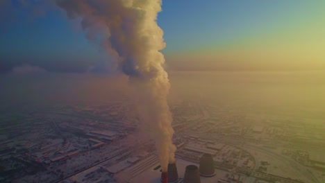 power plant emissions in winter