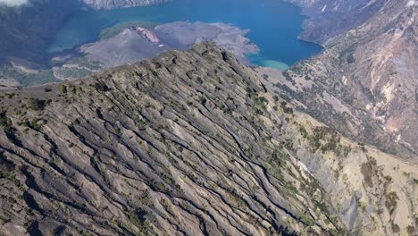 paisaje volcánico del monte batur, en indonesia