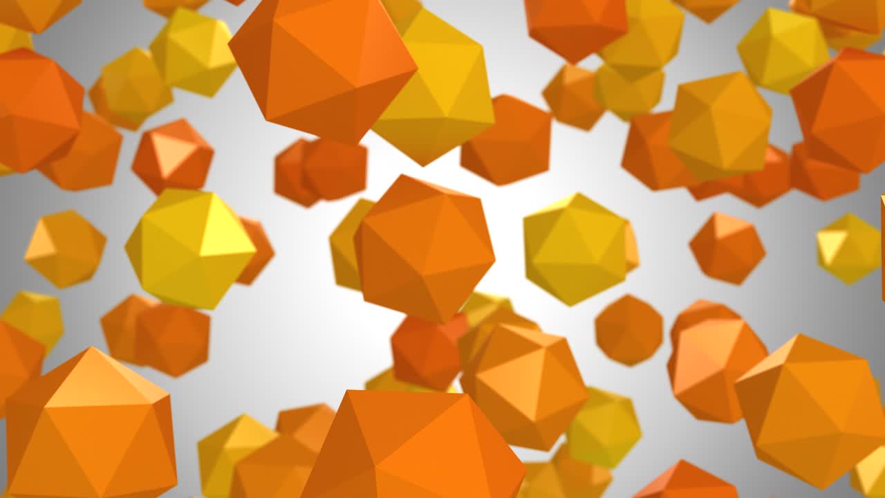 el fondo de los icosaedros