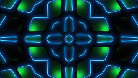 patrón geométrico de neón