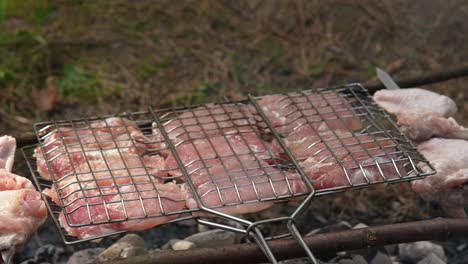 deliciosa carne de barbacoa en la parrilla