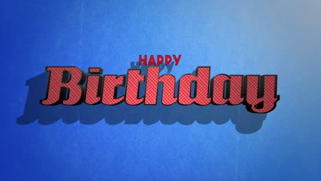 Vibrantly-decorated-birthday-card-with-3d-Happy-Birthday-text-on-blue-background