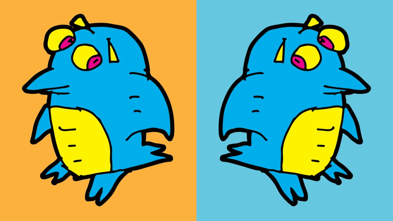 niños dibujando arte pop fondo sin costuras con tema de pingüino