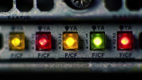 explore the different colored lights on a router's front panel, indicating network activity and health.