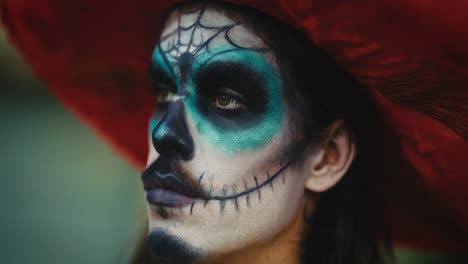 day of the dead makeup portrait